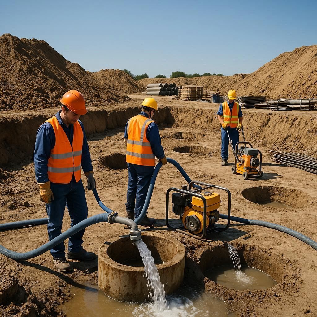 Глубинное водопонижение скважинами в Зеленогорске